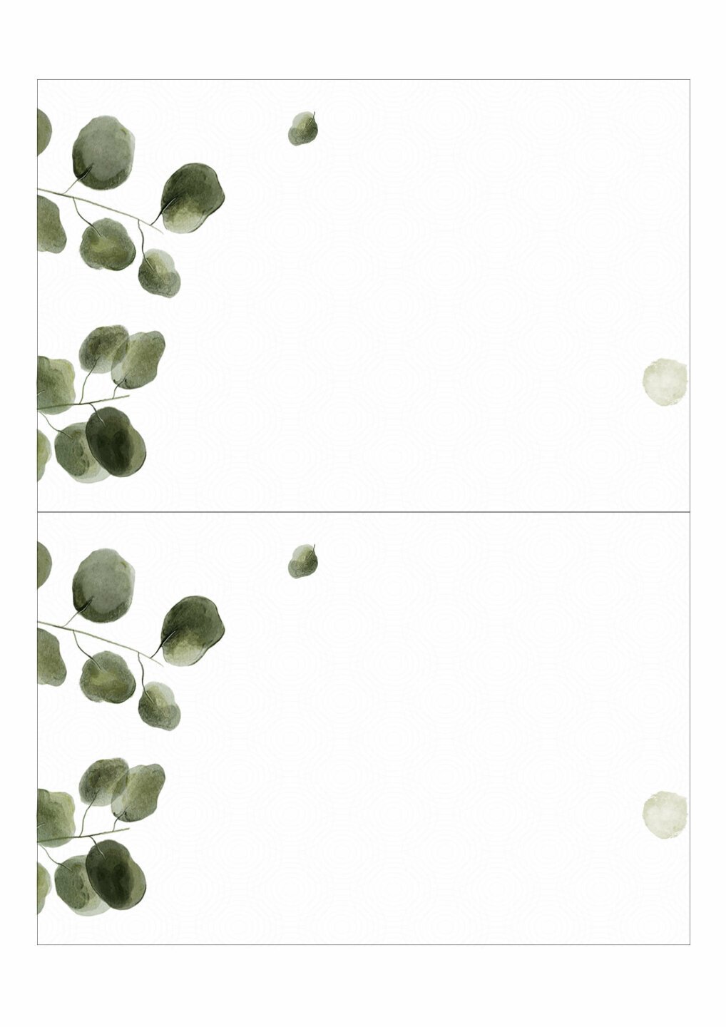 Ausdrucken Tischkarten Vorlage Pdf